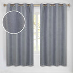100 % Blackout Curtains Grommet Machine Washable 2 Panels