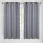 100 % Blackout Curtains Grommet Machine Washable 2 Panels