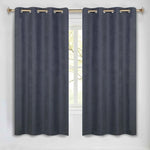 100 % Blackout Window Curtains Grommet Washable Set of 2