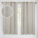 100 % Blackout Window Curtains Grommet Washable Set of 2