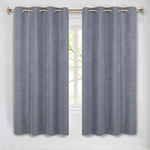 100 % Blackout Window Curtains Grommet Washable Set of 2