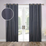 100 % Blackout Curtains Grommet Machine Washable 2 Panels
