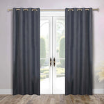 100 % Blackout Curtains Grommet Machine Washable 2 Panels