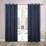 100 % Blackout Curtains Grommet Machine Washable 2 Panels