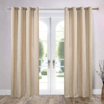 Superior Noor Semi-Blackout Chenille Machine Washable Grommet Curtains, Set of 2 Panels