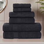 Superior 6 Piece Cotton Eco-Friendly Soft Absorbent Towel Set