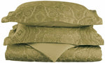 Cotton Blend 600 Thread Count Paisley Duvet Cover Set