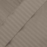 650 Thread Count Egyptian Cotton Sateen Stripe Bed Sheet Set
