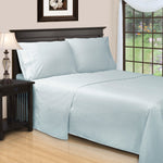 650 Thread Count Egyptian Cotton Sateen Stripe Bed Sheet Set