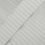650 Thread Count Egyptian Cotton Sateen Stripe Bed Sheet Set