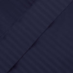 650 Thread Count Egyptian Cotton Sateen Stripe Bed Sheet Set