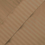 650 Thread Count Egyptian Cotton Sateen Stripe Bed Sheet Set