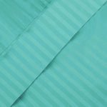 650 Thread Count Egyptian Cotton Sateen Stripe Bed Sheet Set