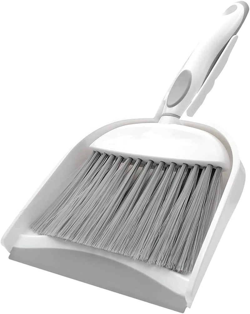 Broom Dustpan Brush Small Dust Pan : Small Dustpan and Brush Set Mini Broom and Dustpan Set Whisk Broom and Dustpan Set Small Broom and Dustpan Set for Desk, Table, Home, Kitchen Necessities (Gray)