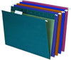 Earthwise by  100% Recycled Hanging Folders, Letter Size, 1/5 Cut, Assorted Colors, 20 per Box (35117)