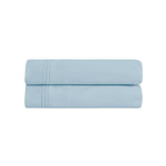 100% Egyptian Cotton 650 Thread Count Solid Pillowcase Set