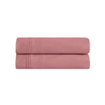 100% Egyptian Cotton 650 Thread Count Solid Pillowcase Set