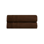 100% Egyptian Cotton 650 Thread Count Solid Pillowcase Set