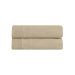 100% Egyptian Cotton 650 Thread Count Solid Pillowcase Set