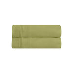 100% Egyptian Cotton 650 Thread Count Solid Pillowcase Set