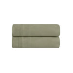 100% Egyptian Cotton 650 Thread Count Solid Pillowcase Set
