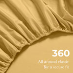 650 Thread Count Egyptian Cotton Bed Sheets - Sateen Weave