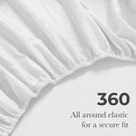 650 Thread Count Egyptian Cotton Bed Sheets - Sateen Weave