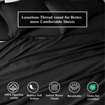 Egyptian Cotton Sateen Sheet Set 650 Thread Count