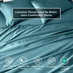 100% Egyptian Cotton 650 Thread Count Solid Pillowcase Set