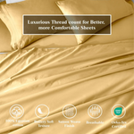 Egyptian Cotton Sateen Sheet Set 650 Thread Count