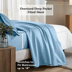 650 Thread Count Egyptian Cotton Bed Sheets - Sateen Weave