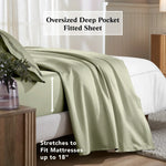 650 Thread Count Egyptian Cotton Bed Sheets - Sateen Weave