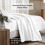 650 Thread Count Egyptian Cotton Bed Sheets - Sateen Weave