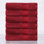 Superior Rayon from Bamboo Plush Heavyweight 6 Piece Hand Towel Set