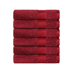 Superior Rayon from Bamboo Plush Heavyweight 6 Piece Hand Towel Set