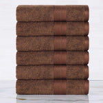 Superior Rayon from Bamboo Plush Heavyweight 6 Piece Hand Towel Set
