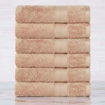 Superior Rayon from Bamboo Plush Heavyweight 6 Piece Hand Towel Set