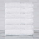 Superior Rayon from Bamboo Plush Heavyweight 6 Piece Hand Towel Set