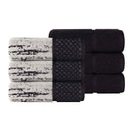 Lodi Cotton 6-Piece Hand Towel Set – Mid-Weight Bathroom or Kitchen Solids & Patterns