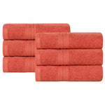 Eco-Friendly Ring-Spun Cotton 6-Piece Hand Towel Set