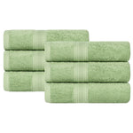 Eco-Friendly Ring-Spun Cotton 6-Piece Hand Towel Set