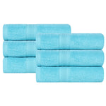 Eco-Friendly Ring-Spun Cotton 6-Piece Hand Towel Set