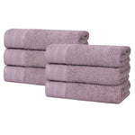 Cotton Waffle Border Hand Towel Set 6-Piece - Honeycomb