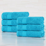 Superior Egyptian Cotton Dobby Border 6 Piece Hand Towel Set