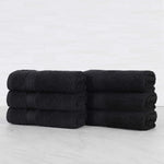 Superior Oregon Organic Cotton Medium Weight Solid Hand Towel Set of 6