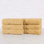 Superior Oregon Organic Cotton Medium Weight Solid Hand Towel Set of 6