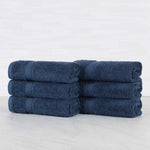 Superior Oregon Organic Cotton Medium Weight Solid Hand Towel Set of 6