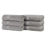 Superior Oregon Organic Cotton Medium Weight Solid Hand Towel Set of 6
