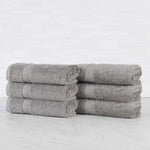 Superior Oregon Organic Cotton Medium Weight Solid Hand Towel Set of 6