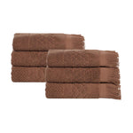 Rolla Cotton Geometric Jacquard Absorbent Hand Towel Set of 6